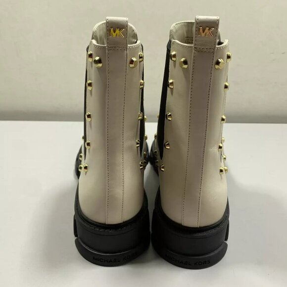 NEW MICHAEL KORS Women's Ridley Boots Size 10M Chelsea Pull-On Round Toe Studded - Picture 4 of 7